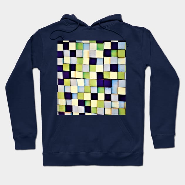 Mosaic 3D Tiles Hoodie by Fitra Design